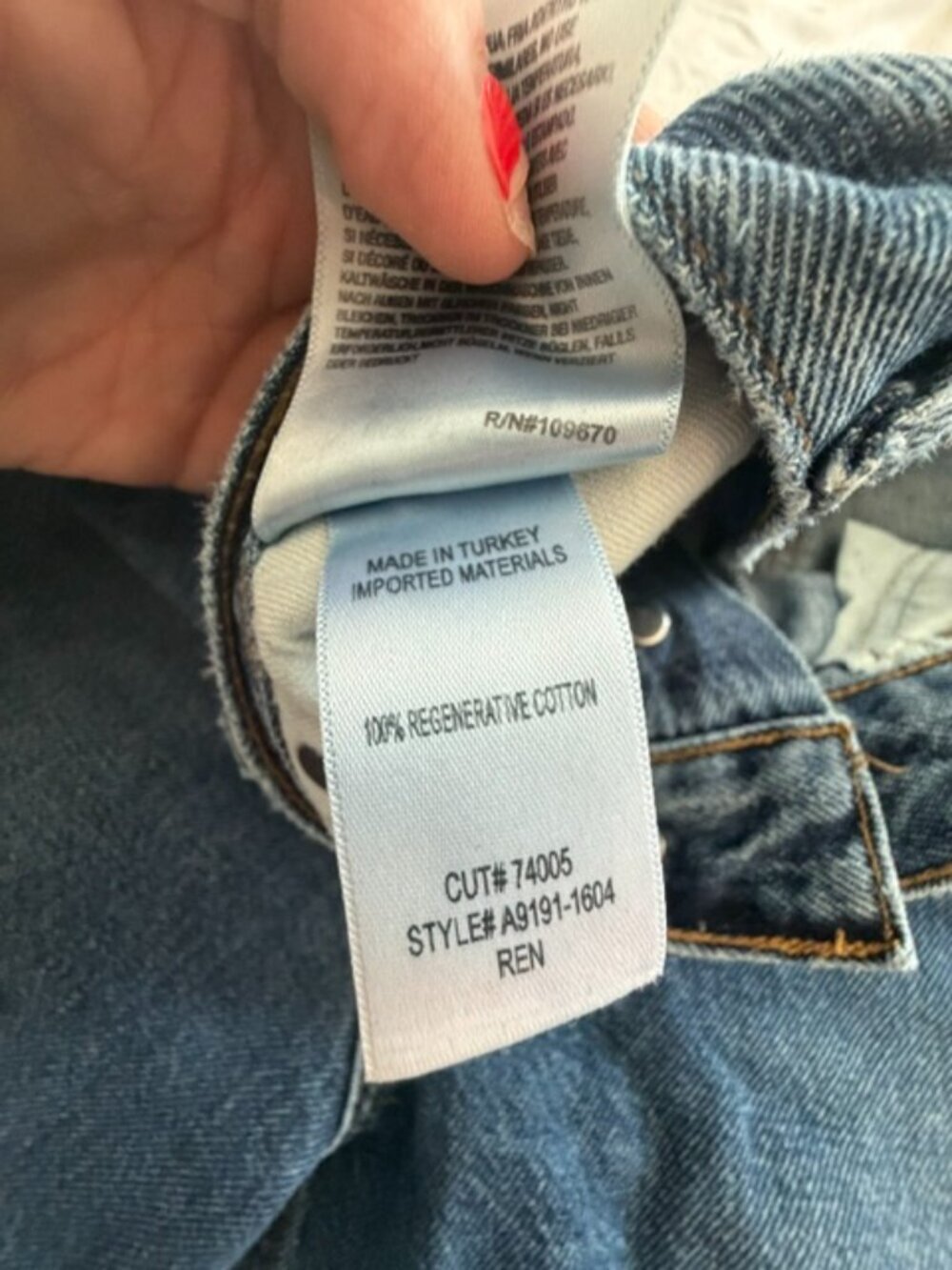 NWT Sold Out AGOLDE Ren High-Rise Wide-Leg Jeans Size 27 - Picture 6 of 7